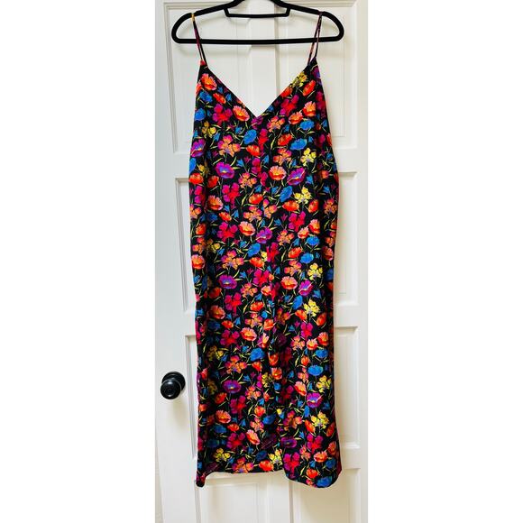 NWT NEW TopShop Black Floral Wide Leg Cropped Jumpsuit Strappy 10 Romper - Picture 4 of 4